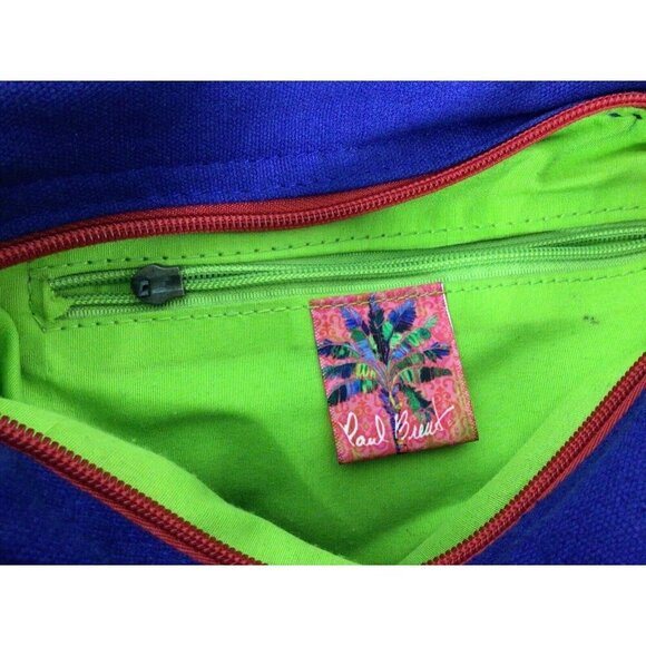 Paul Brent Messenger Bag Purse Tropical Pink Flamingos - Picture 12 of 12